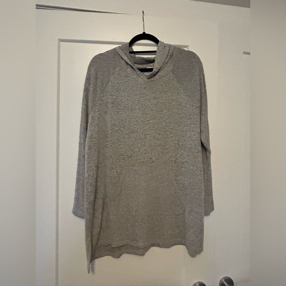 Hooded gray Cupid Sweatshirt size xl super soft and cosy